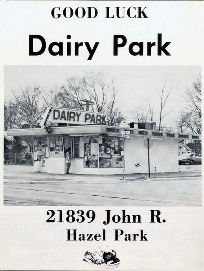 Dairy Park - 1977 Yearbook Ad